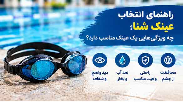 راهنمای انتخاب عینک شنا